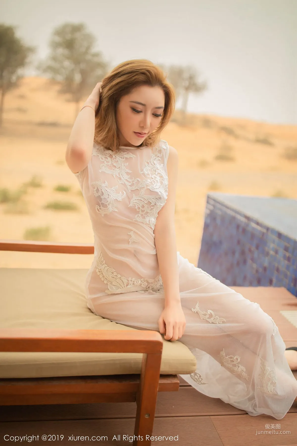 Menghanyao baby Cool Desert Charm and Tenderness [XiuRen] No.1384 Photo Set photo 38