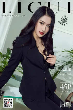 腿模拉拉《西裝麗人》 [麗櫃Ligui] 網絡麗人 寫真集
