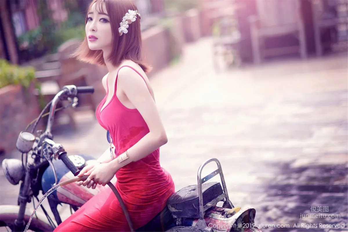 Ling Pinger《The Gentle and Quiet Feeling of the Girl Next Door》 [XiuRen] No.1406 Photo Set photo 35