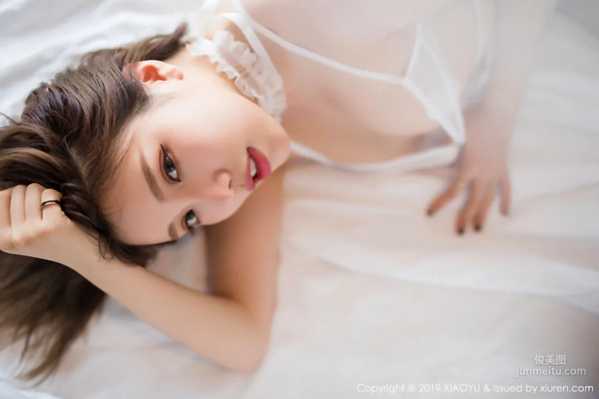 Huang Leran, Romantic Dreamy Lace and Chiffon with Seductive Cutout Wet Body Temptation [XIAOYU] Vol.047 Photo Set photo 31