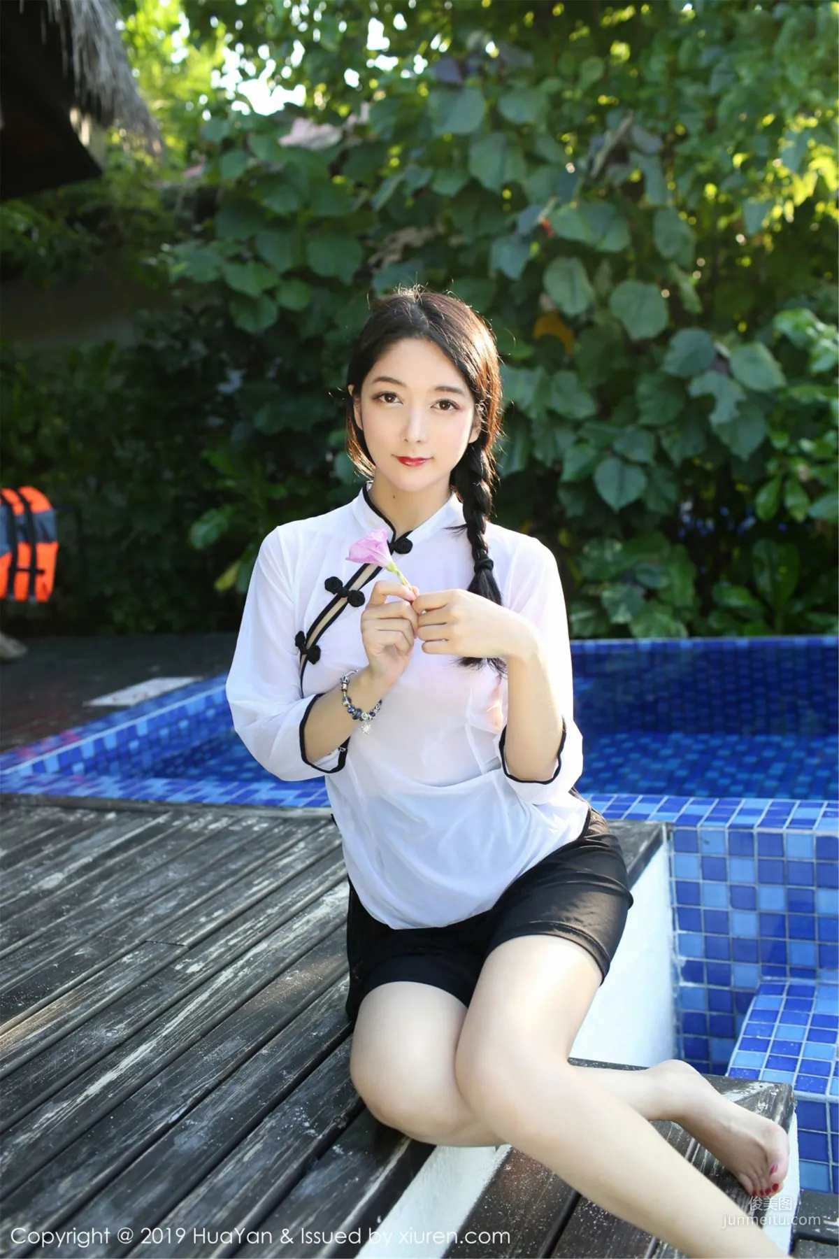 Angela Loves Cats《Classical Qipao + Sportswear》 [Hana no Kao] Vol.065 Photo Set photo 4