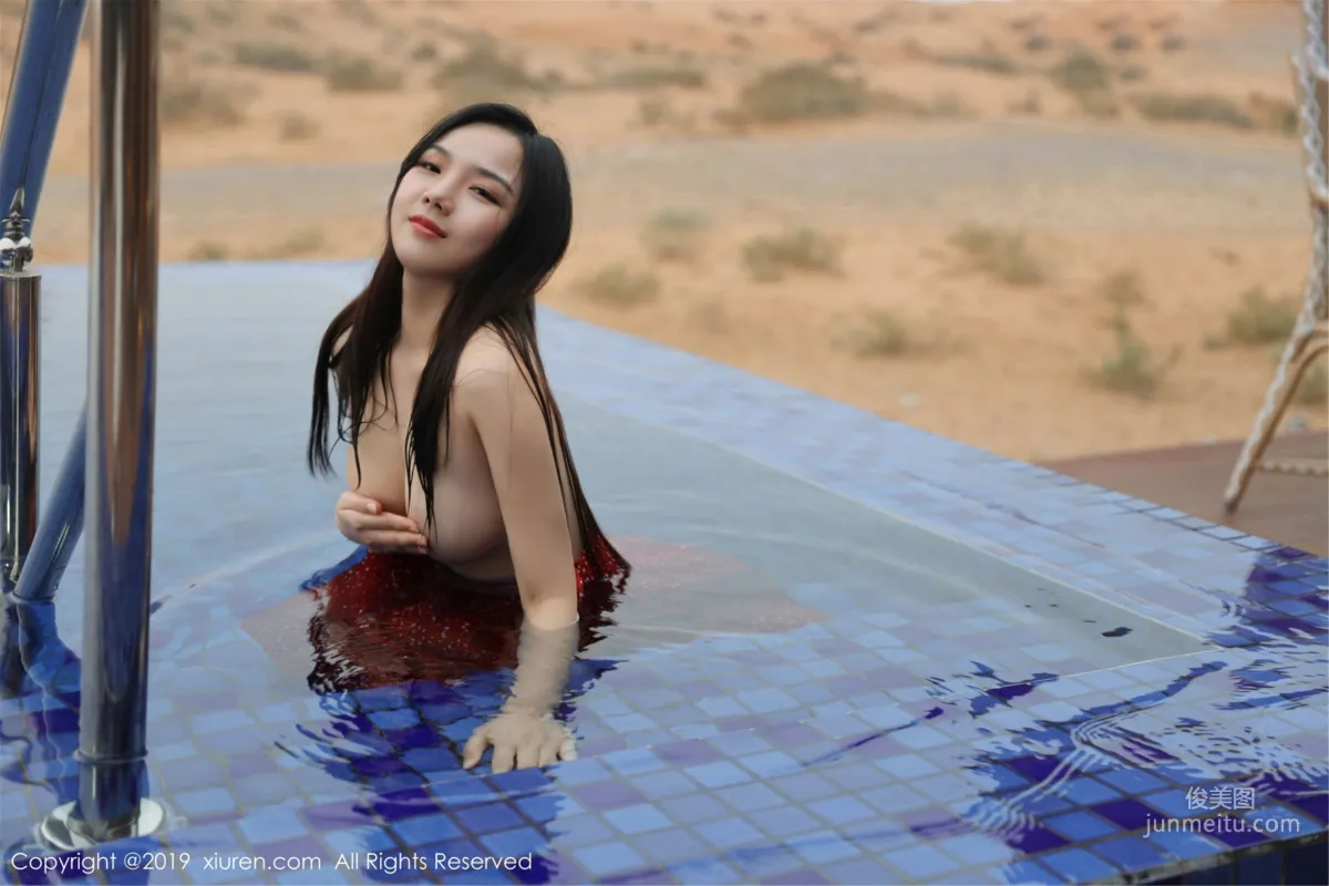 Xu Weiwei 'Desert, Pool, Beauty, Full of Color, Fragrance and Taste!' [XiuRen] No.1388 Photo Set photo 53
