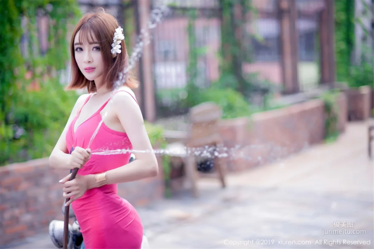 Ling Pinger《The Gentle and Quiet Feeling of the Girl Next Door》 [XiuRen] No.1406 Photo Set photo 33