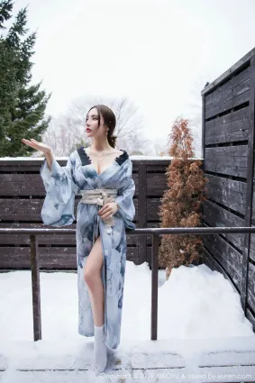 周于希Sandy《雪中有佳人》 [語畫界XIAOYU] Vol.007 寫真集