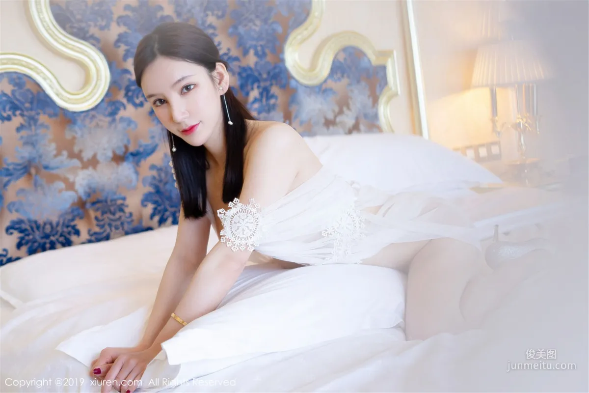 Zhou Yuxi Sandy Sheer Gauze Clear and Beautiful Dreamlike [XiuRen] NO.1394 Photo Set photo 28