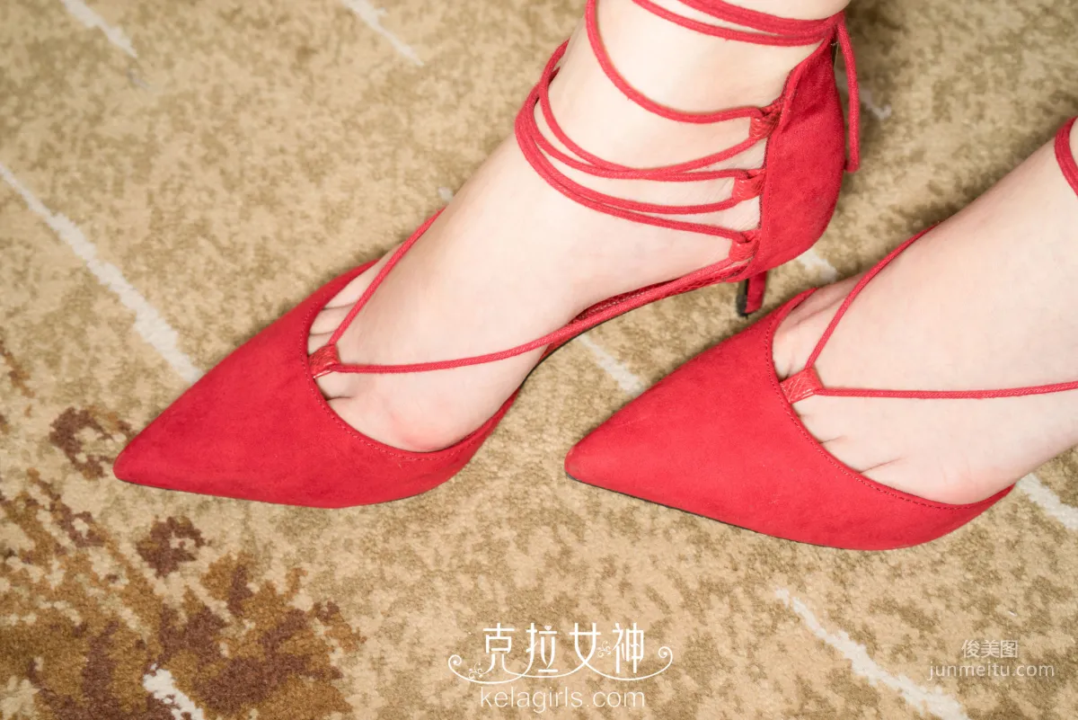 珊珊《红绳绕趾》 [克拉女神Kelagirls] 写真集11