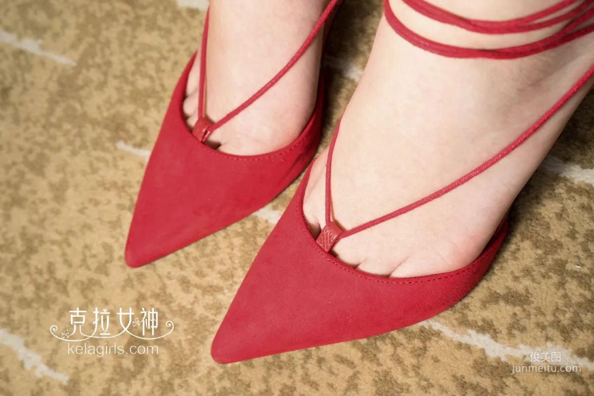 珊珊《红绳绕趾》 [克拉女神Kelagirls] 写真集13