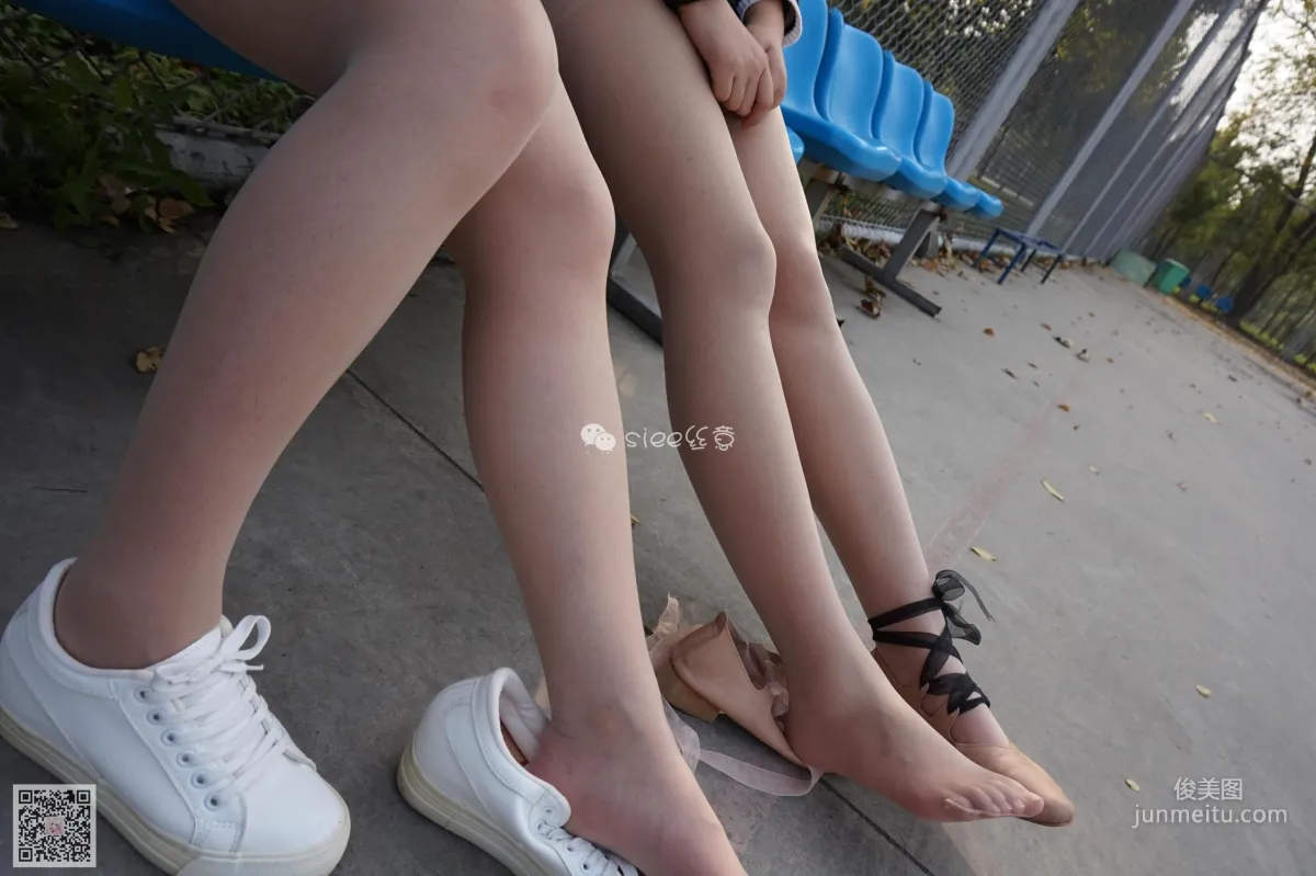 [丝意SIEE] No.003 曦曦&雯雯 《校园肉丝》 写真集66
