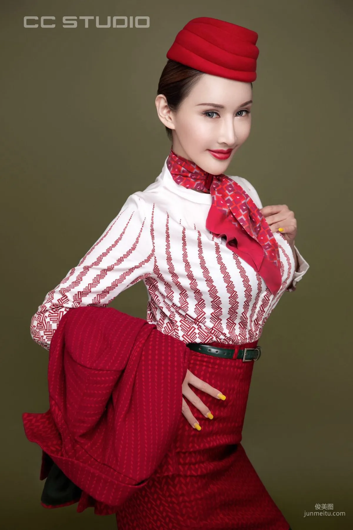 Mansu Lana 'My Childhood Dream Was to Be a Flight Attendant' [TouTiao Goddess] Photo Set photo 8