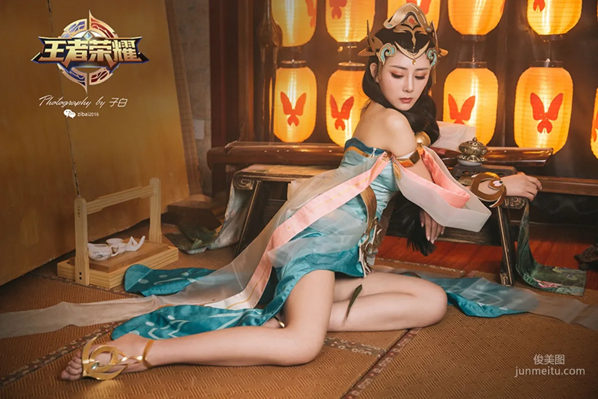 Mo Xiaoxi, Honor of Kings Yang Yuhuan COS [TouTiao Goddess] Photo Set photo 5