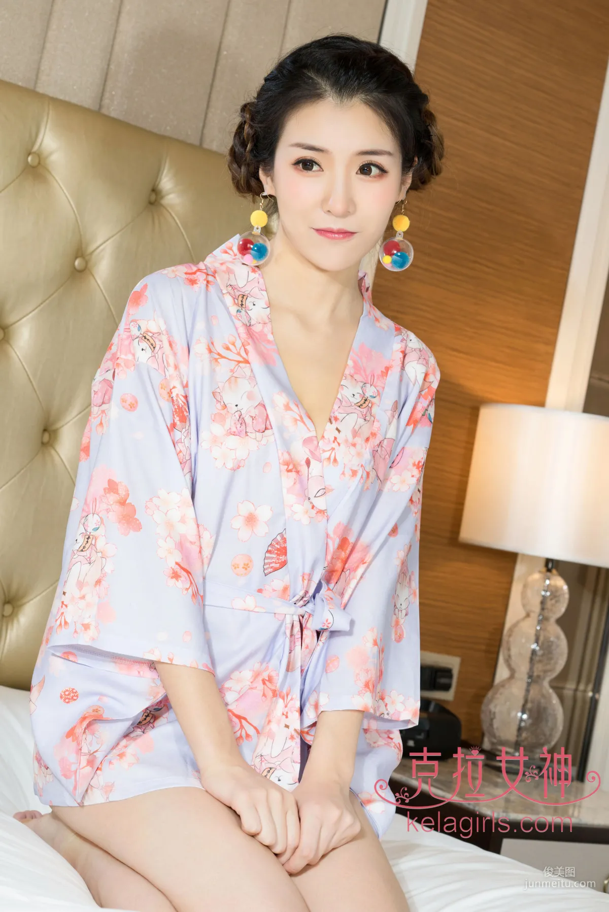 恬恬《花瓣美脚丫》 [克拉女神Kelagirls] 写真集1