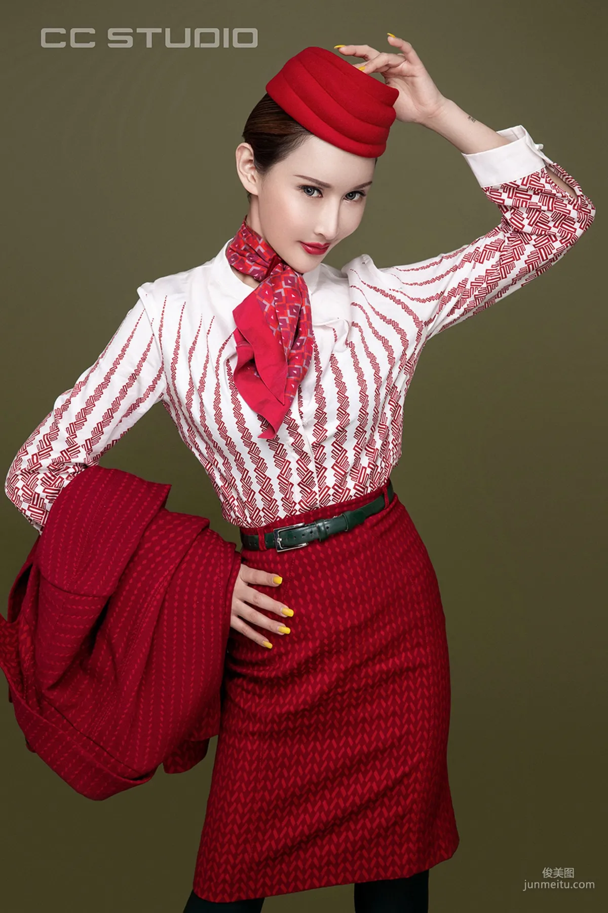 Mansu Lana 'My Childhood Dream Was to Be a Flight Attendant' [TouTiao Goddess] Photo Set photo 4
