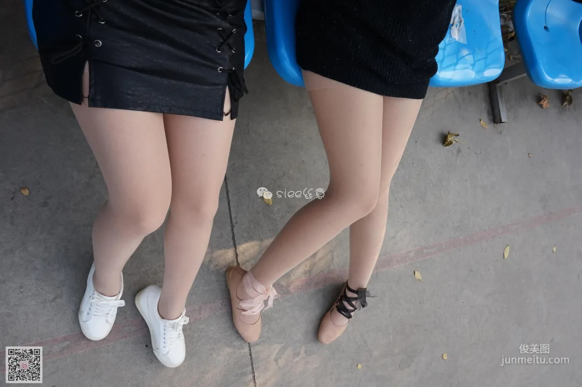 [丝意SIEE] No.003 曦曦&雯雯 《校园肉丝》 写真集55