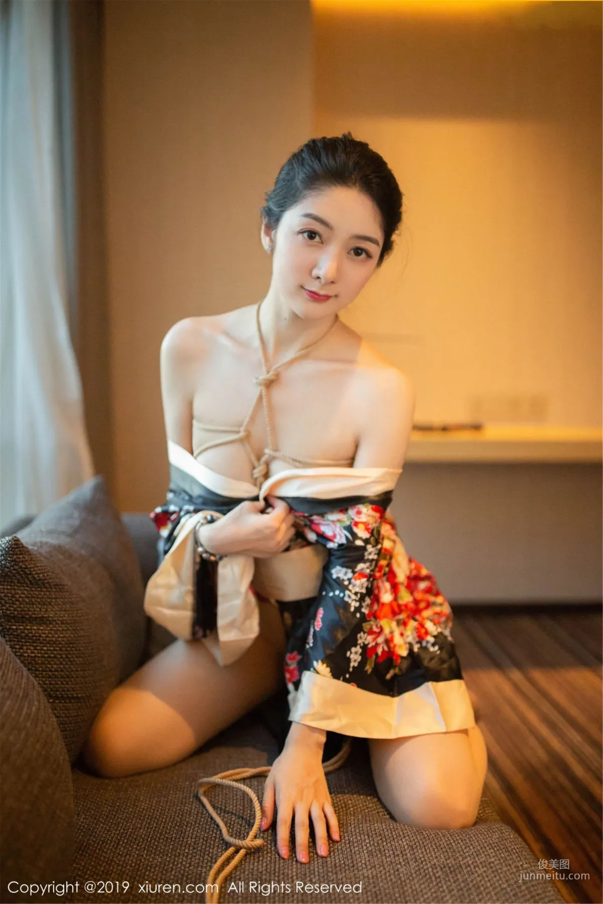 Angela Likes Cats, Exotic Kimono and Bondage SM [XiuRen] No.1444 Photo Set photo 20