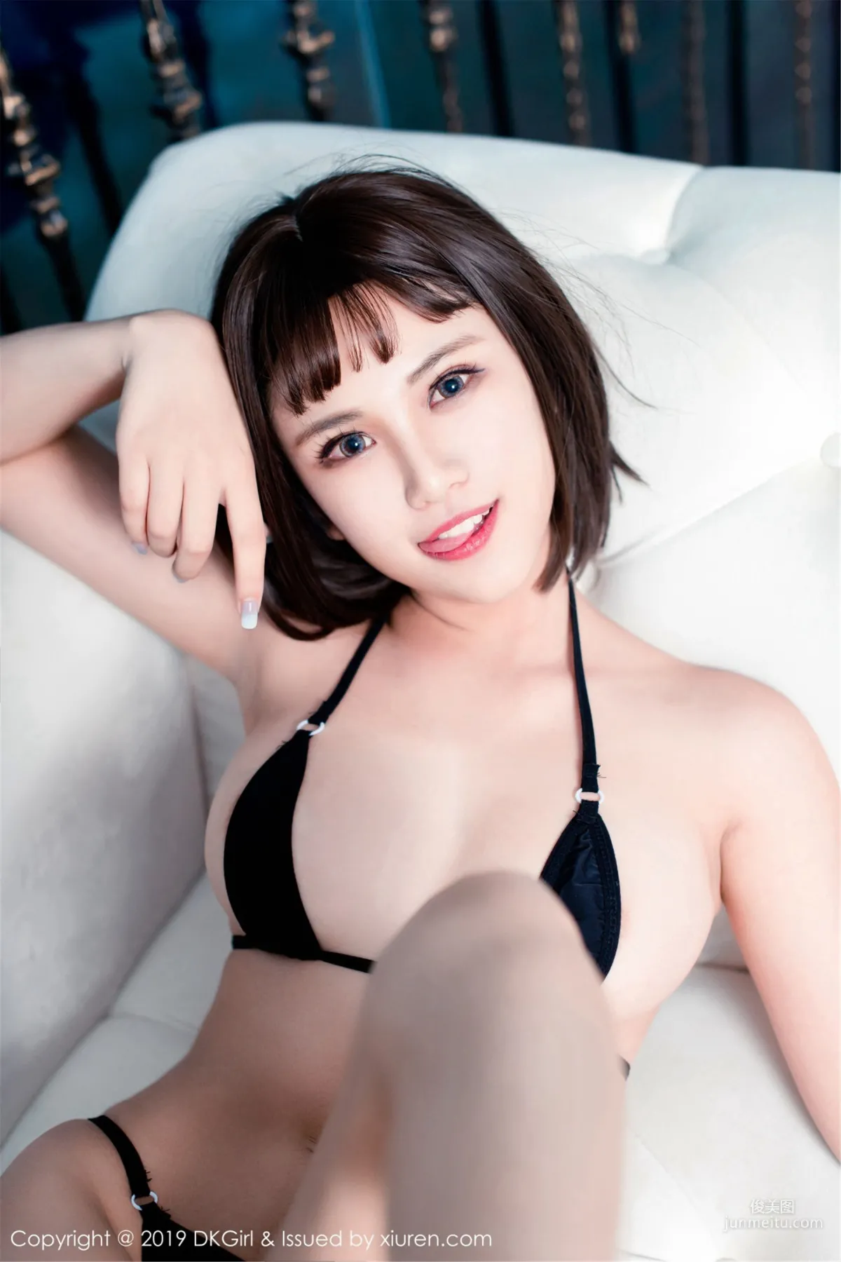Meng Baoer BoA Black and White Different Seductive Lingerie Exquisite [DKGirl] Vol.100 Photo Set photo 41