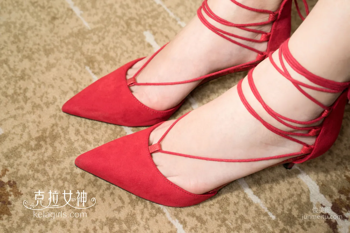 珊珊《红绳绕趾》 [克拉女神Kelagirls] 写真集12