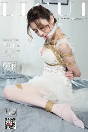 腿模兔子《婚紗白絲捆綁繩藝》 [麗櫃美束Ligui] 寫真集
