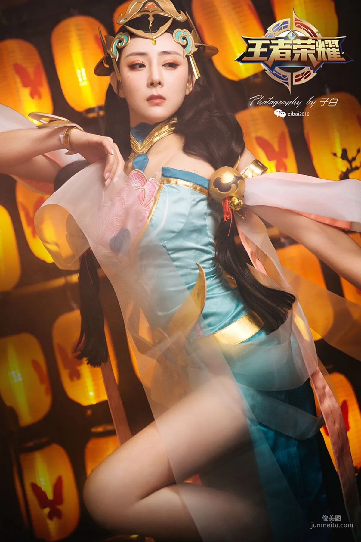 Mo Xiaoxi, Honor of Kings Yang Yuhuan COS [TouTiao Goddess] Photo Set photo 9