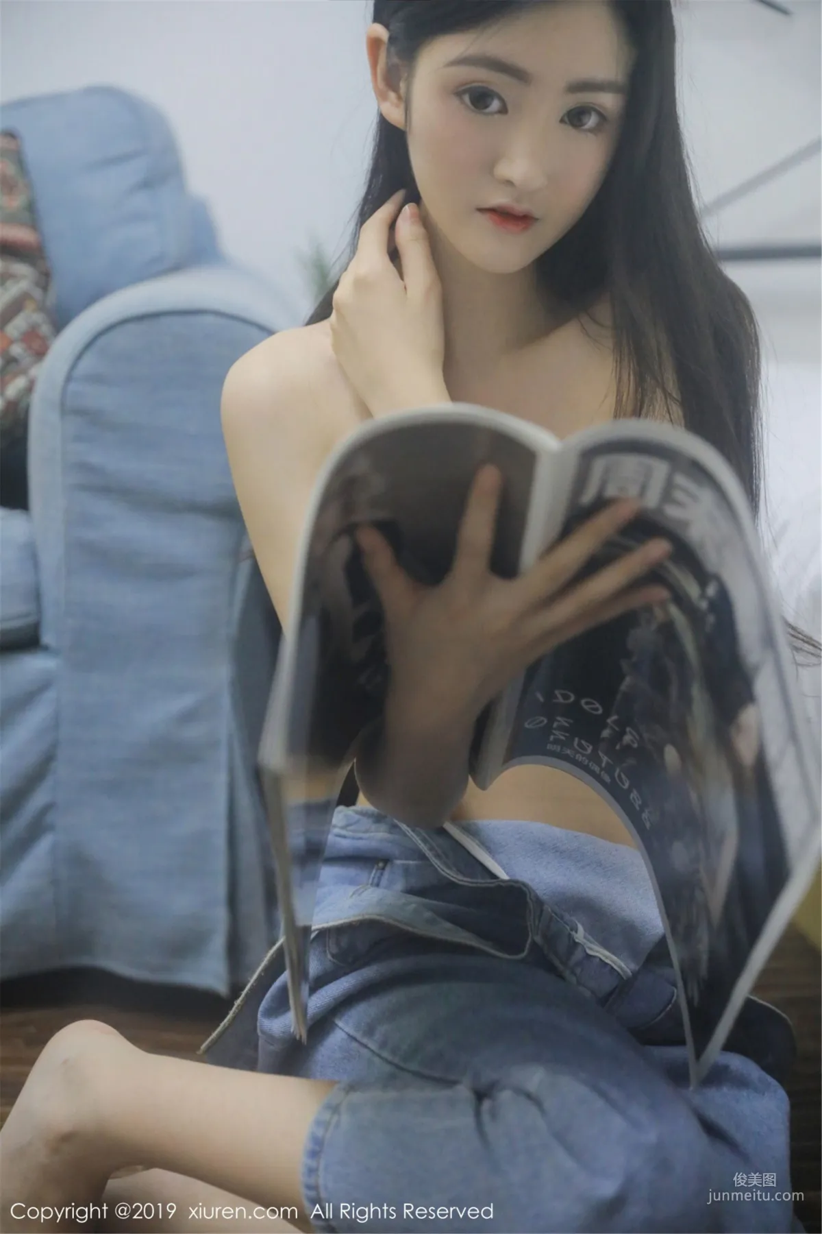 Shen Mengyao Denim Girl Private Shoot [XiuRen] No.1464 Photo Set photo 51