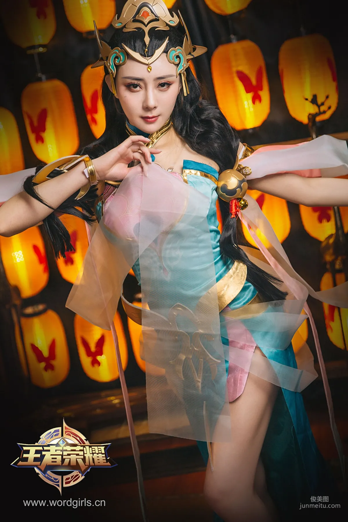 Mo Xiaoxi, Honor of Kings Yang Yuhuan COS [TouTiao Goddess] Photo Set photo 13