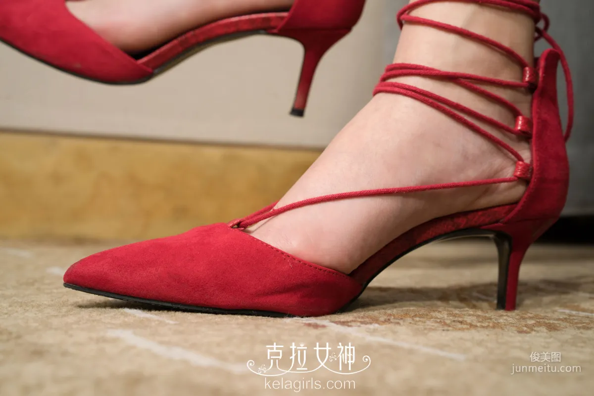 珊珊《红绳绕趾》 [克拉女神Kelagirls] 写真集10