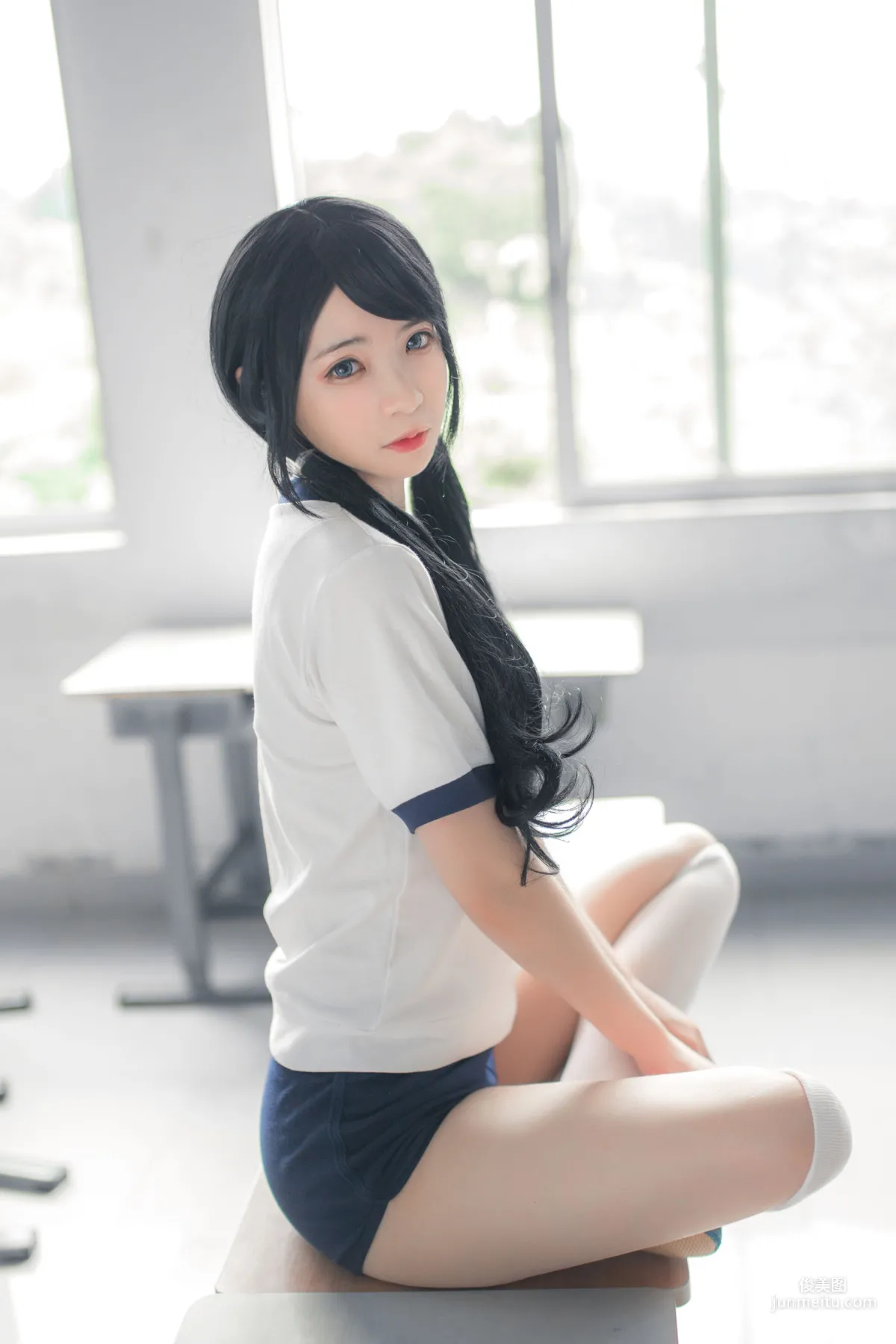 瘋貓ss《體操服白絲》 [蘿莉COS] 寫真集 22