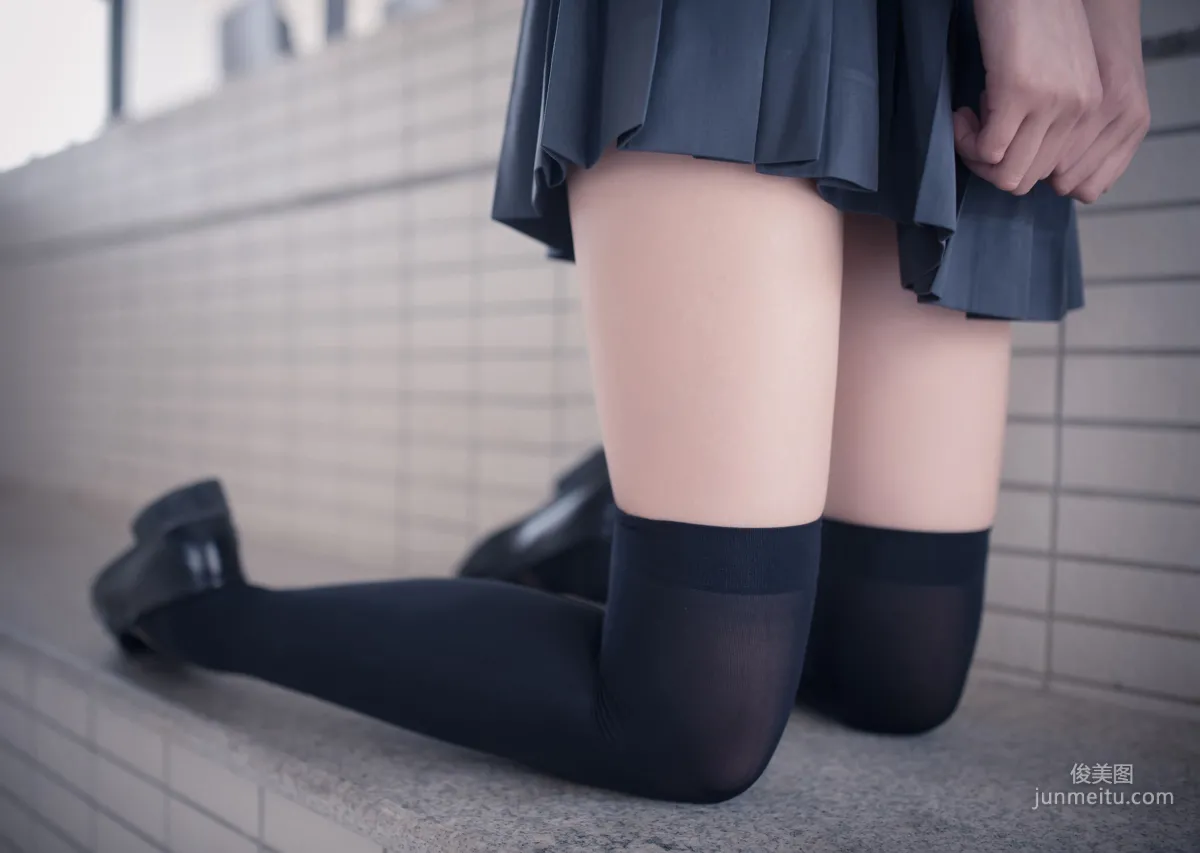 [风之领域] NO.120 超短情趣制服黑丝长腿2 写真集29