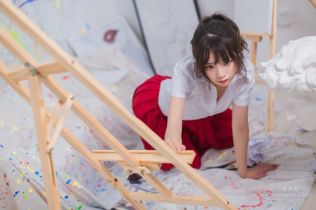 疯猫ss《黑丝 ・ JK ・ 少女》 [萝莉COS] 写真集10