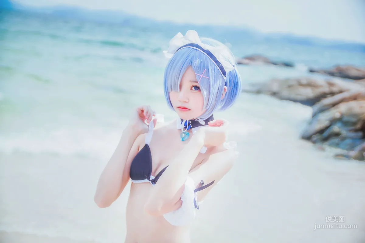 桜桃喵《蕾姆COS》 [萝莉COS] 写真集10