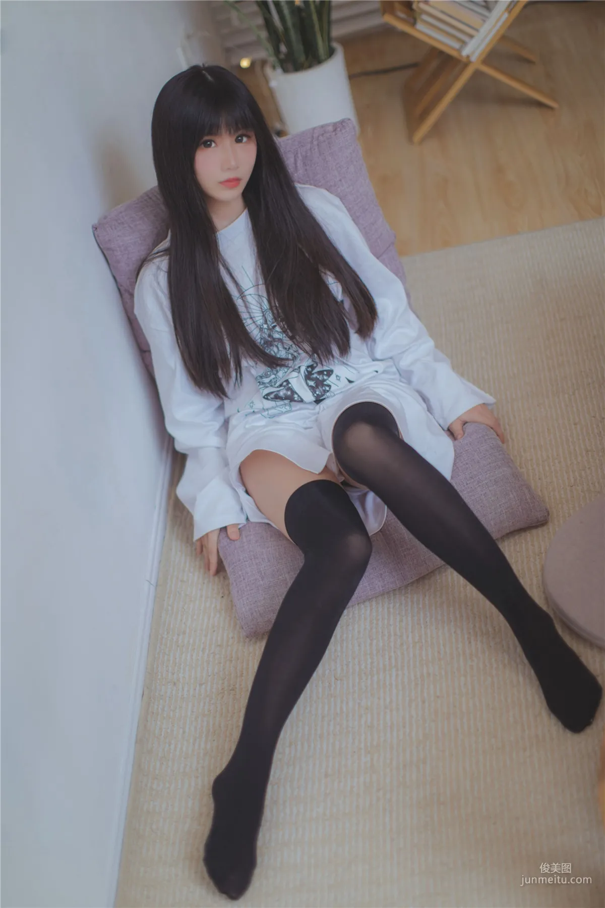 [风之领域] NO.079 长发的黑丝学妹 写真集12