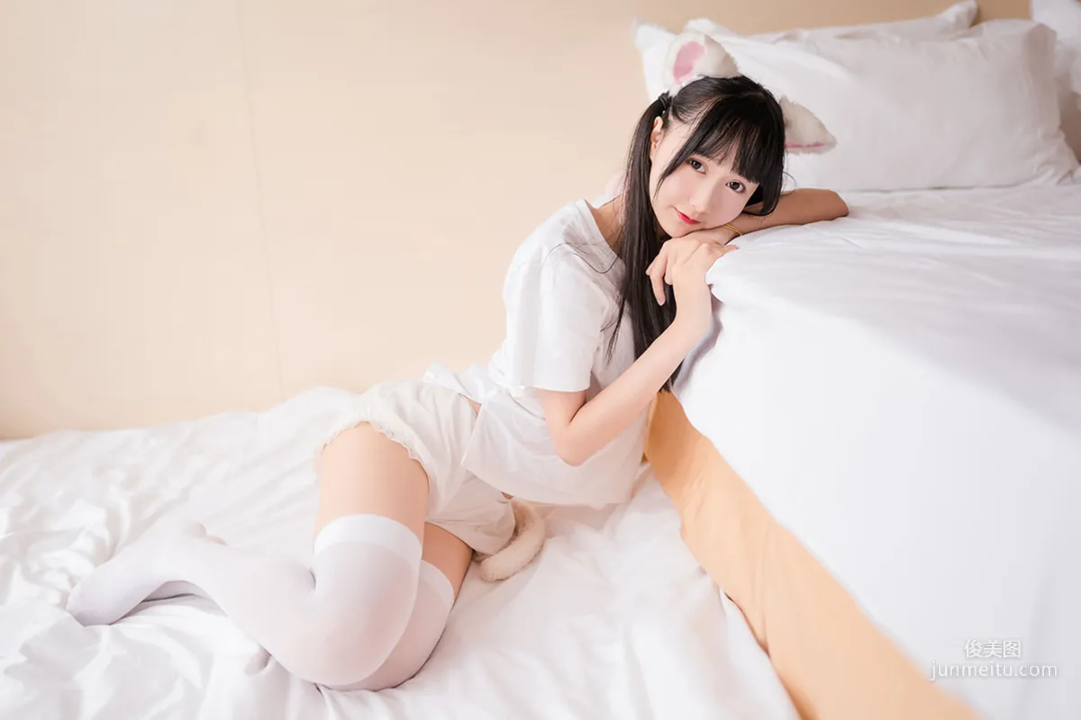 [风之领域] NO.129 猫系白丝少女 写真集6