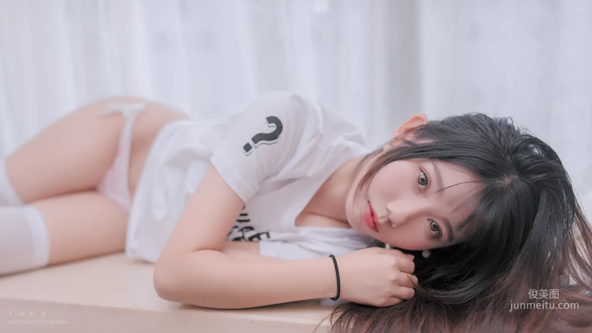 [风之领域] NO.040 纯纯女孩性感白丝 写真集16