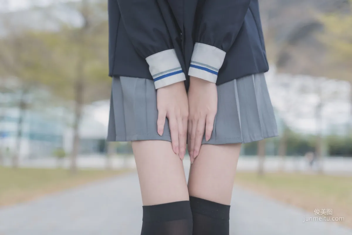 [风之领域] NO.021 学妹户外黑丝1 写真集7
