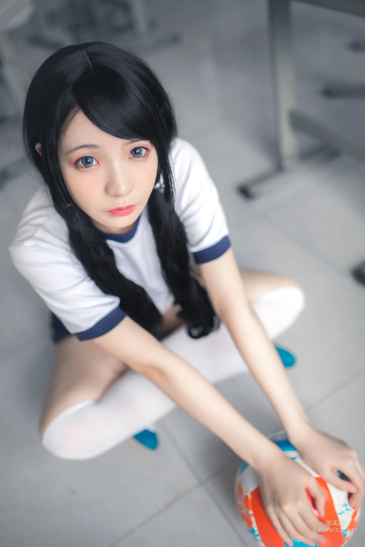 瘋貓ss《體操服白絲》 [蘿莉COS] 寫真集 38
