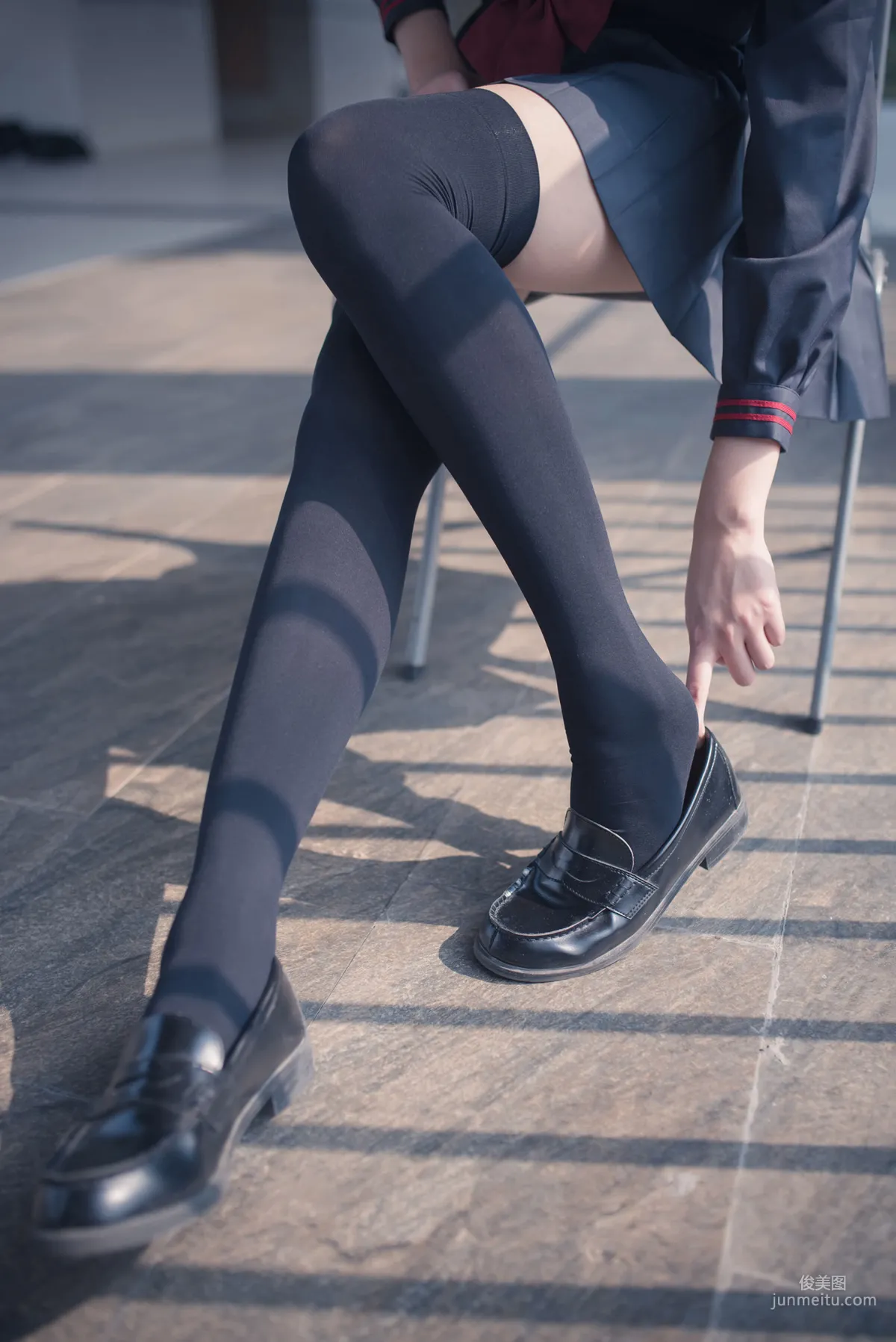 [风之领域] NO.120 超短情趣制服黑丝长腿2 写真集19