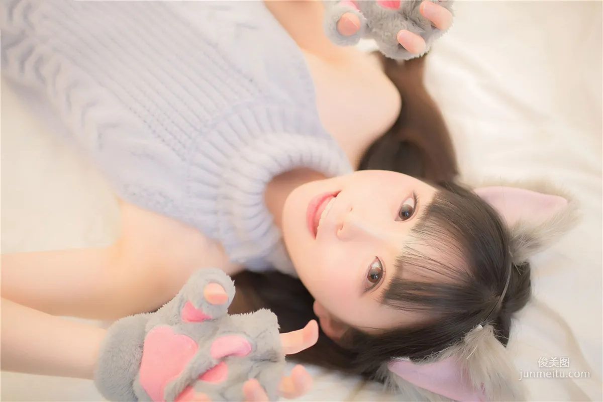 [风之领域] NO.128 露背毛衣熊女孩 写真集27