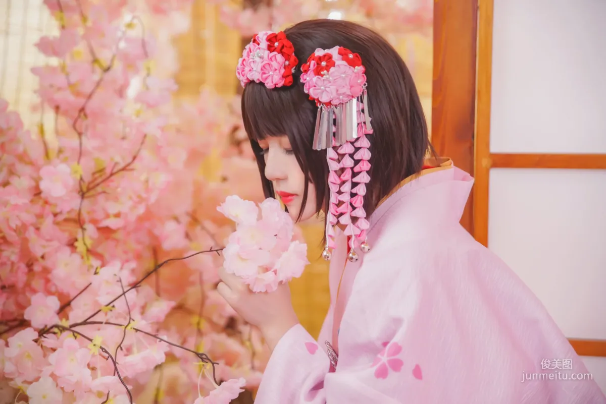 桜桃喵《(加藤惠)和服》 [蘿莉COS] 寫真集 19