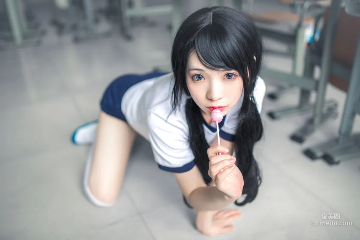 瘋貓ss《體操服白絲》 [蘿莉COS] 寫真集 43