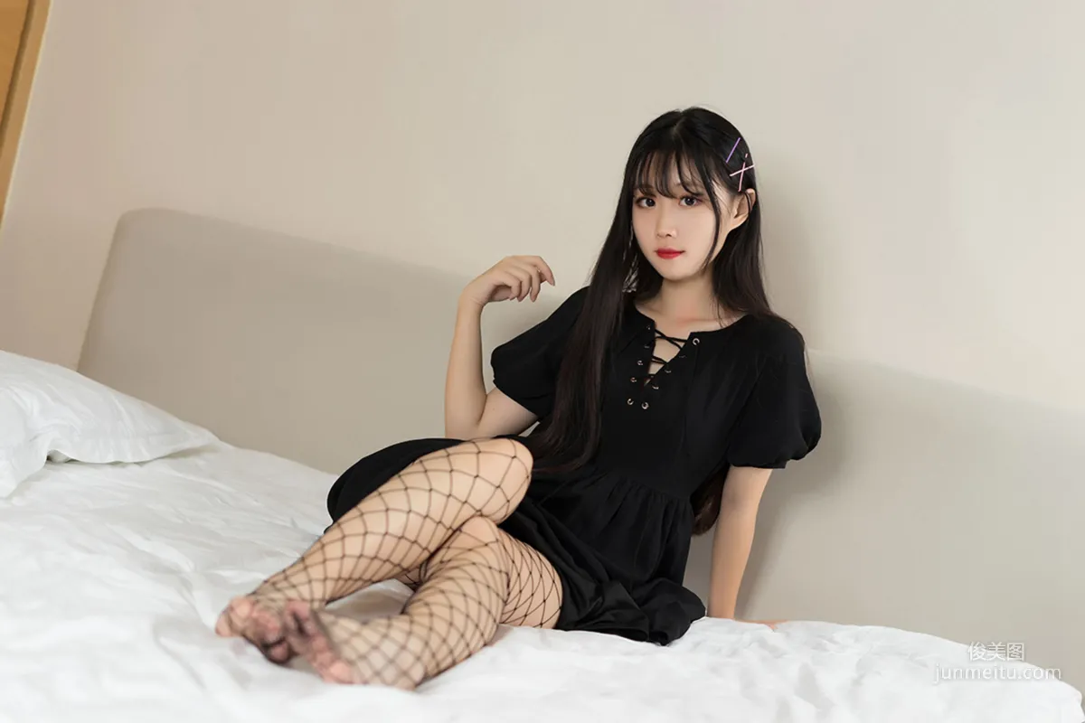 [风之领域] NO.116 黑网袜少女 写真集19