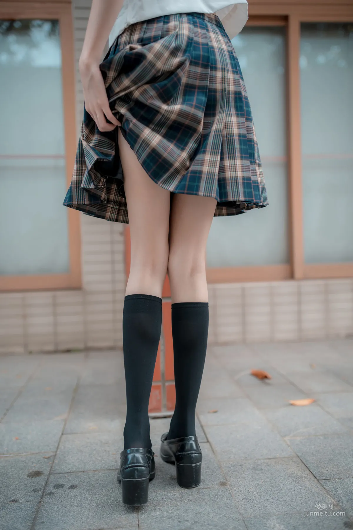 [风之领域] NO.074 JK黑丝长筒袜 写真集9