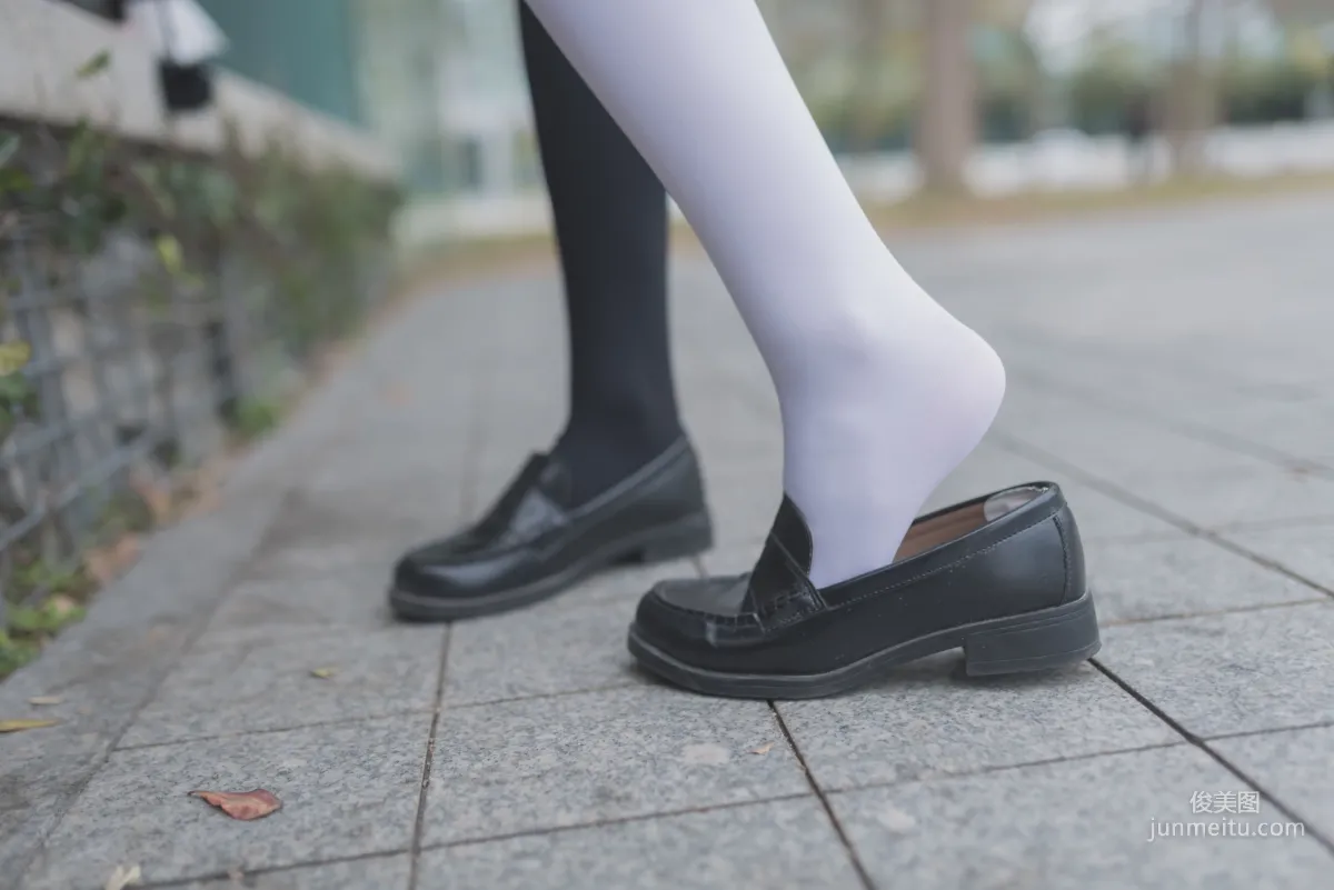[Fengzhi Lingyu] NO.021 Schoolgirl Outdoor Black Stockings 1, Photo Set photo 21