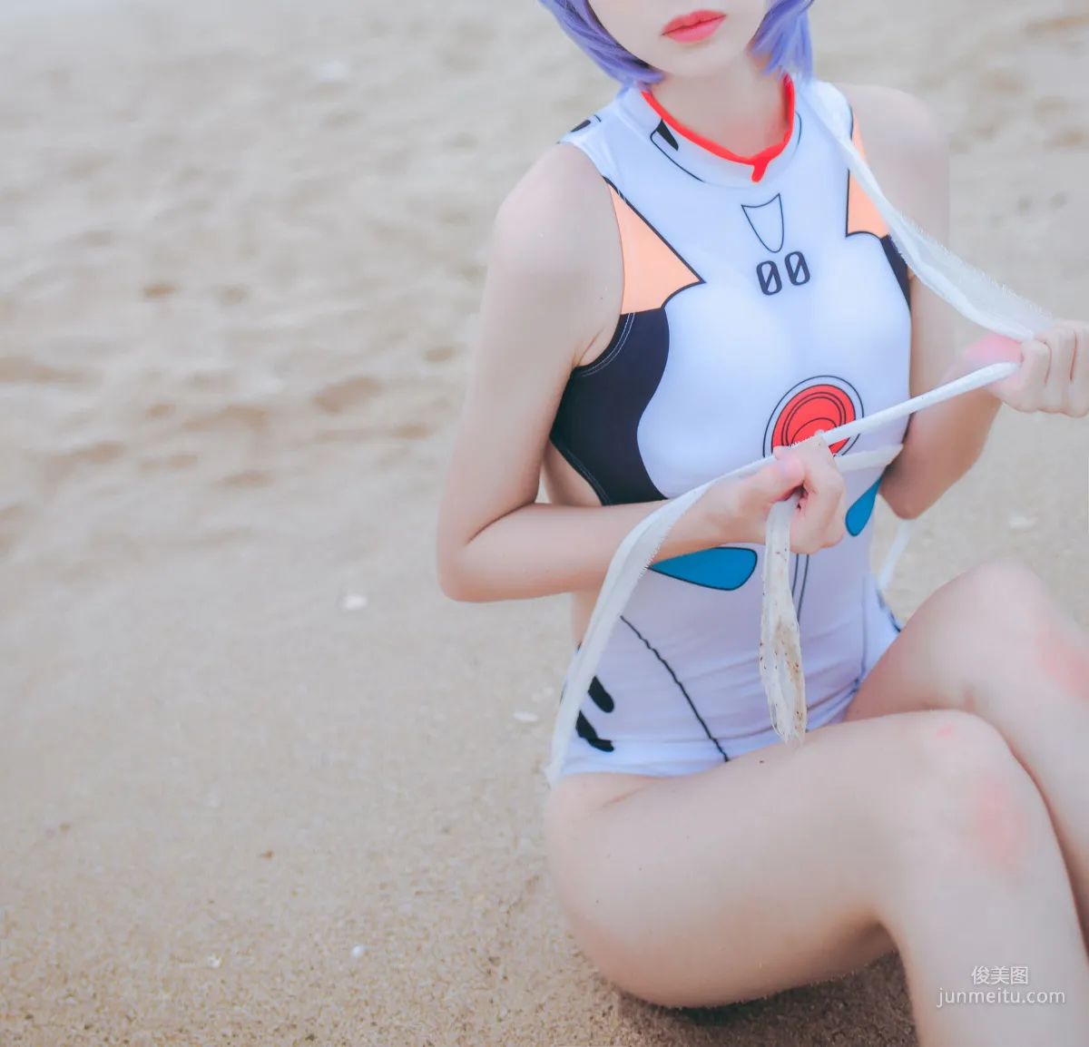 疯猫ss《泳装凌波女神》 [萝莉COS] 写真集33