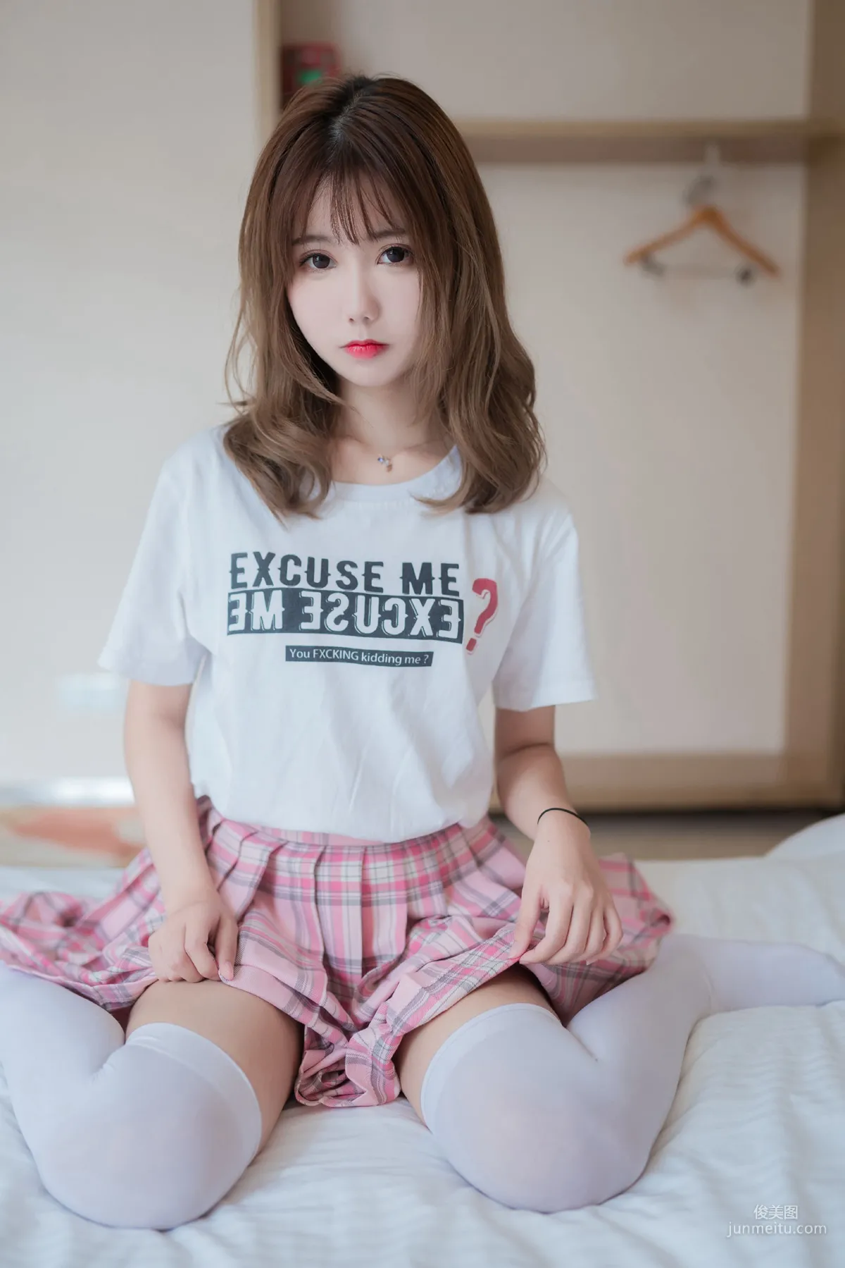 [风之领域] NO.066 超美气质格子裙少女 写真集18