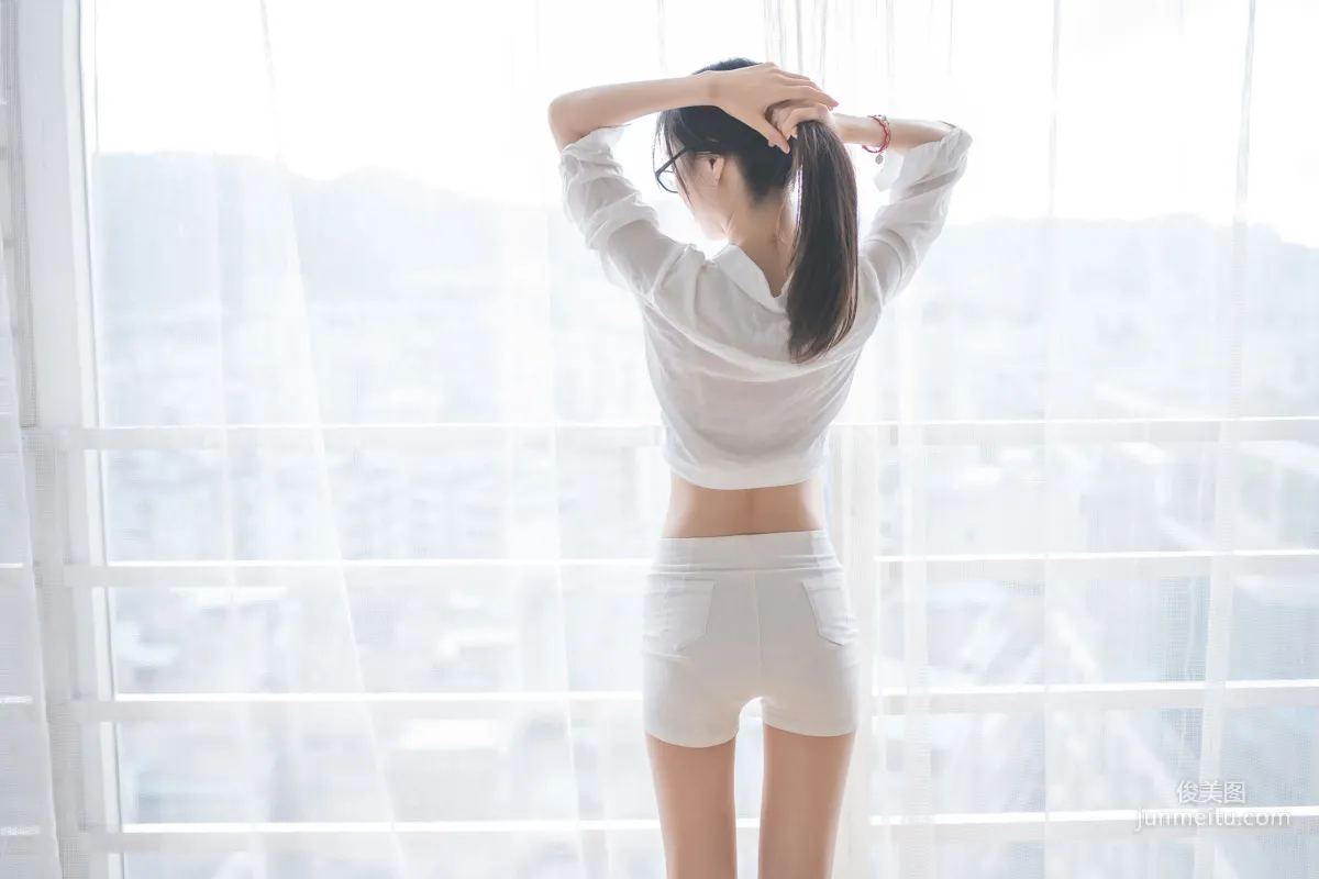 [风之领域] NO.099 素雅无丝少女也性感 写真集5