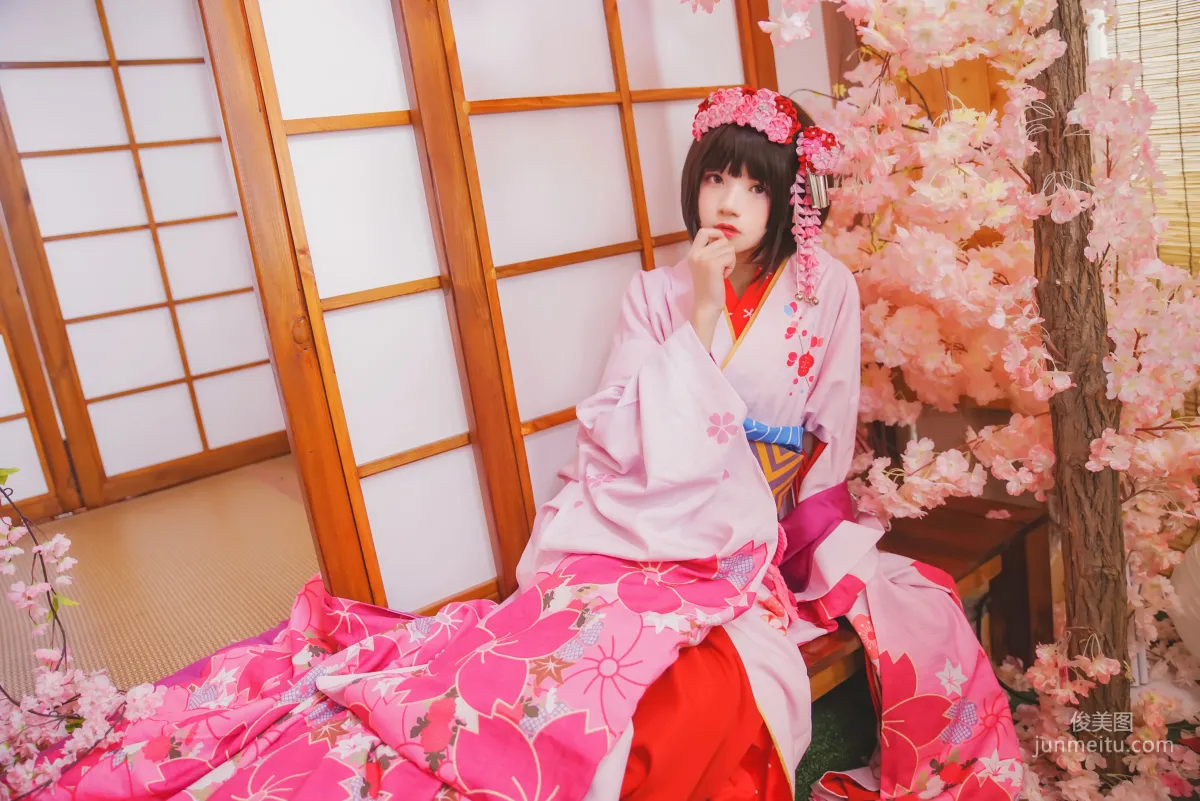 桜桃喵《(加藤惠)和服》 [蘿莉COS] 寫真集 11
