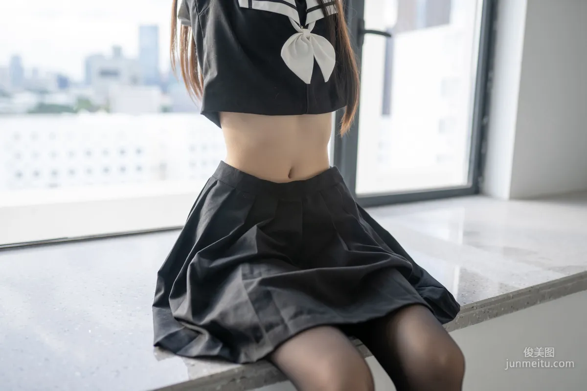 [Fengzhi Lingyu] NO.131 Sunny Black Stockings Photo Set photo 21