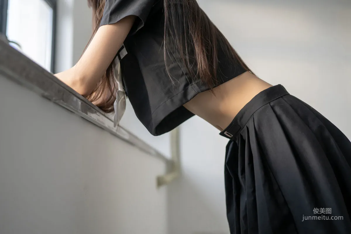 [Fengzhi Lingyu] NO.131 Sunny Black Stockings Photo Set photo 47