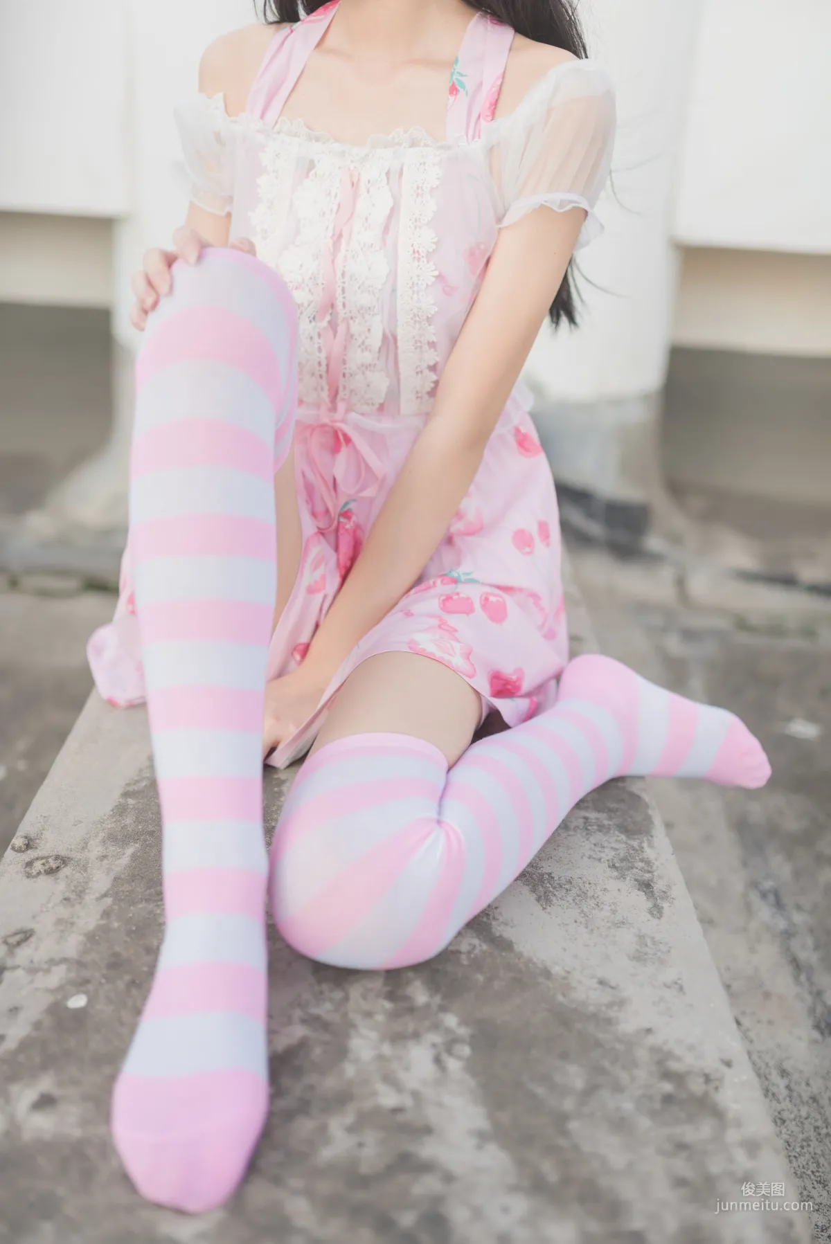 [风之领域] NO.035 粉嫩条纹小可爱 写真集6