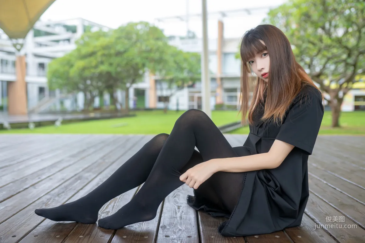 [风之领域] NO.064 户外黑丝长腿 写真集4