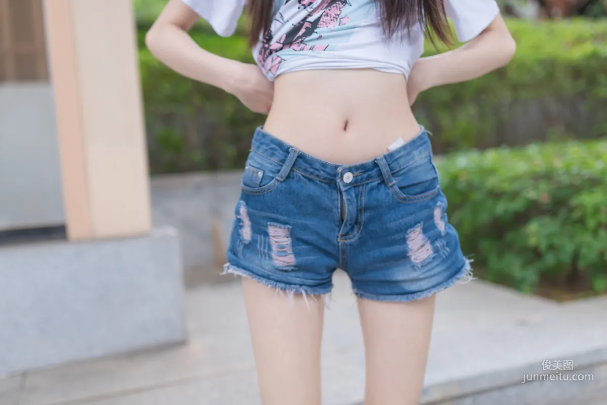[风之领域] NO.058 超短牛仔短裤 写真集24